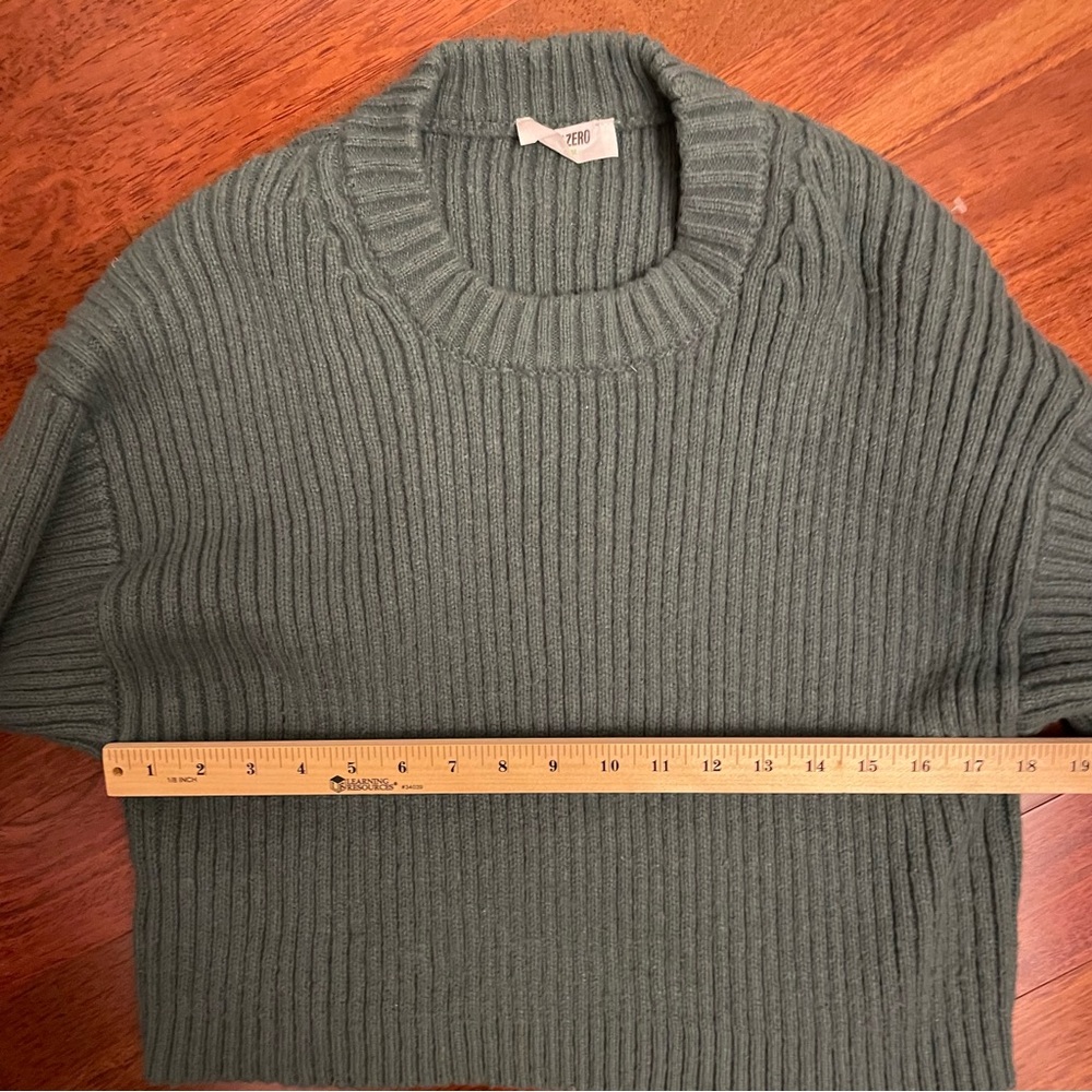 Double Zero Ribbed Knit Sweater - Picture 5 of 6